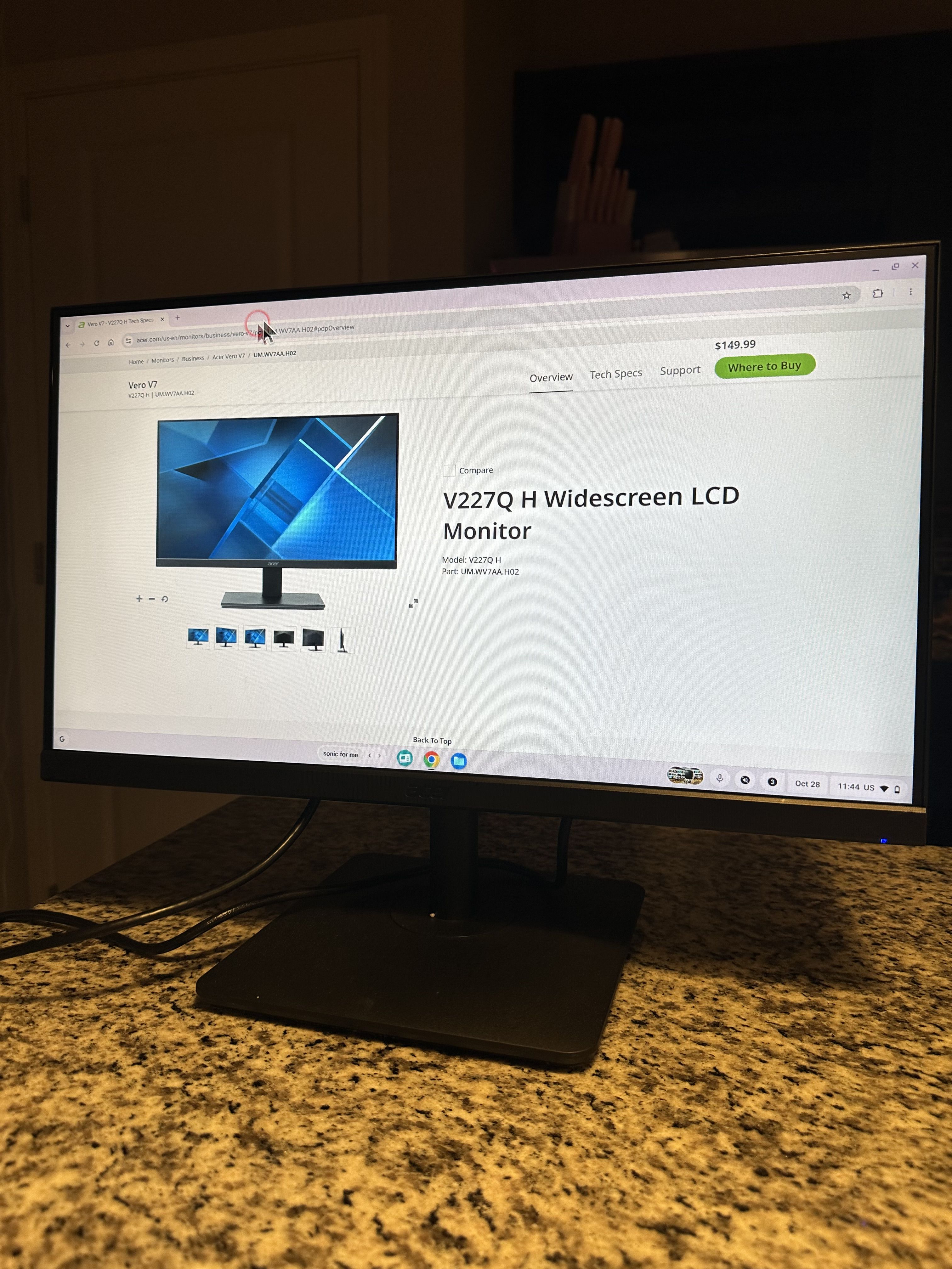 Computer Monitor 50 ACER Widescreen LCD Monitor 22