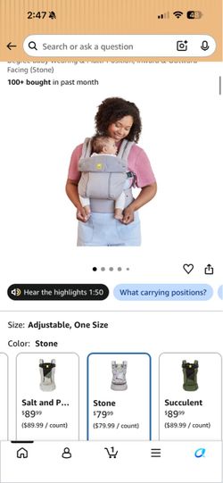 Lillebaby complete 6-1 baby carrier