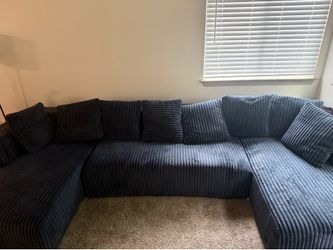 Boneless couch blue