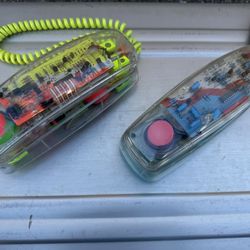 Transparent Phone telephone Set 1980s Retro Clear PHONES