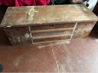 Wooden hope chest