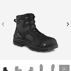 SIZE 9 RED WING IRISH SETTER WATERPROOF LEATHER SAFETY TOE BOOTS BRAND NEW 