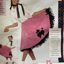 50’s Poodle Skirts Costumes For Sale! 