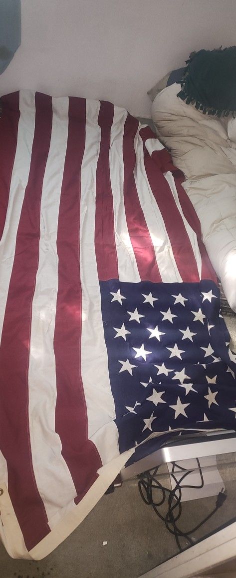 Vintage American Flag 9*5
