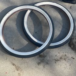 24 Inch “WD” Bicycle Tires With Tubes