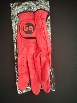 NEW Bender Gloves Red Golf Glove - Men's Regular Left (Size ML)