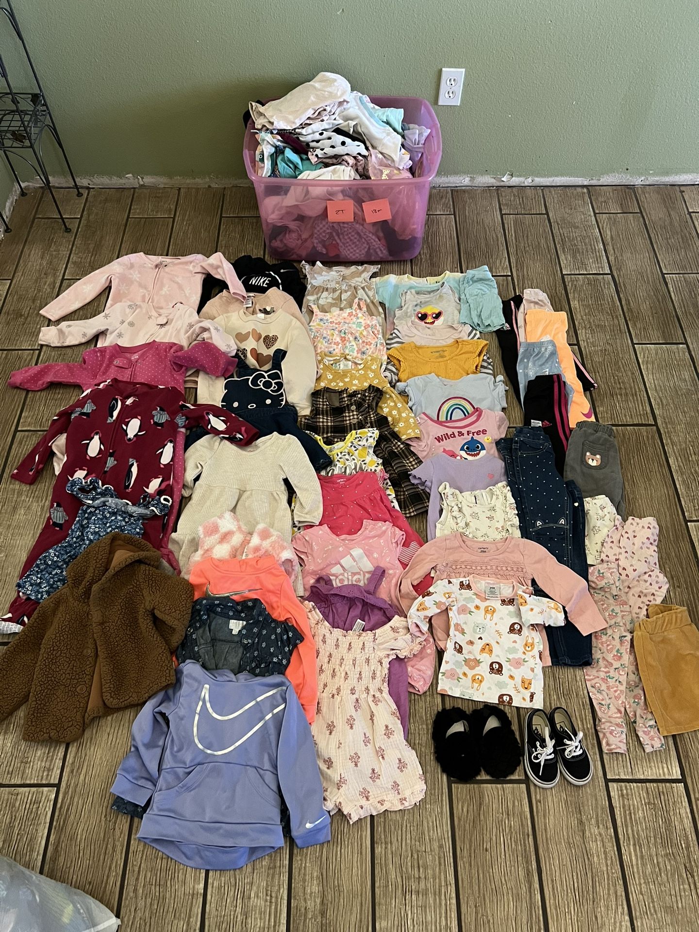 Baby Girl Clothes Size 18m-2t