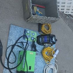 All The Stuff In The Picture Boulder Helmet Extension Cords Whatever Else Is In The Box