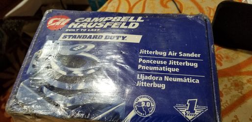 CAMPBELL HAUSFELD Jitterbug Palm Sander Use w/ 3 HP+ Air Compressor TL1005 NEW
