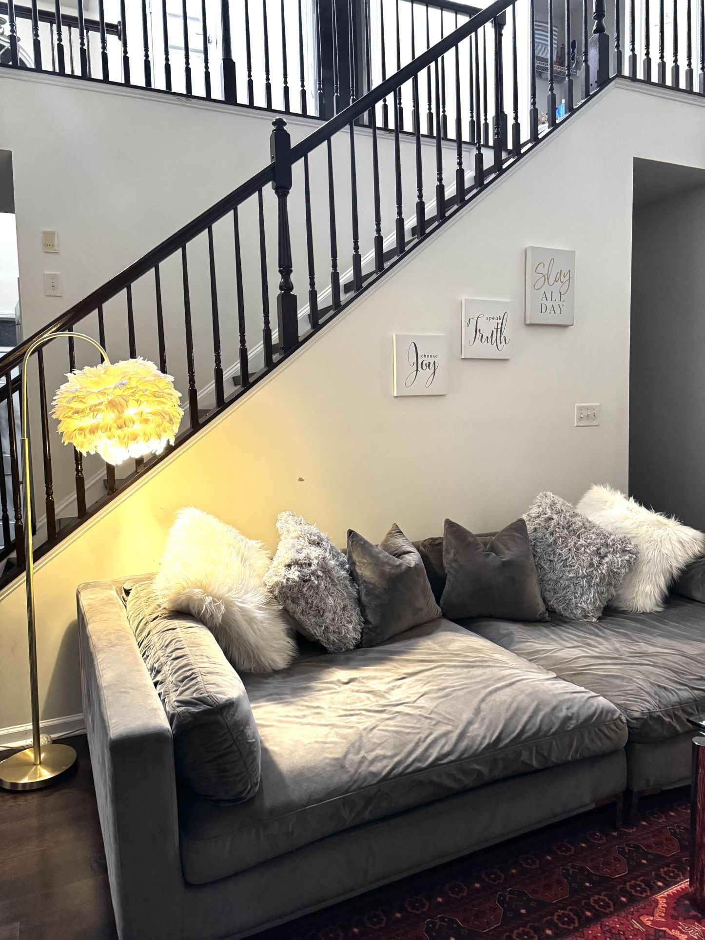 Oversize Two Pieces Couch