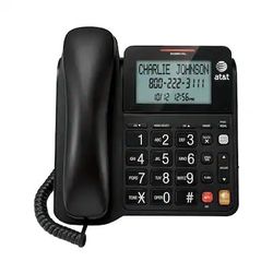 AT&T Corded Phone in Black - Brand New in Box