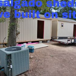 Salgado sheds we built on site