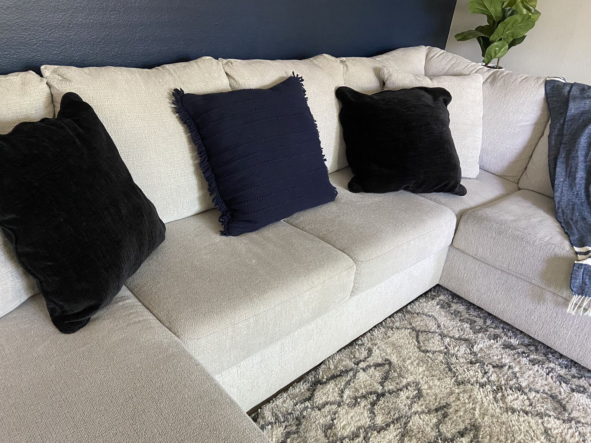 Ashley Furniture Cambri 2-Piece Sectional with Chaise for Sale in Las  Vegas, NV - OfferUp
