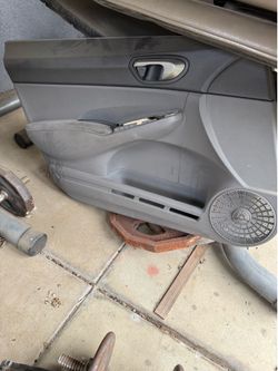 2007 Honda Civic Sedan Driver Door Panel