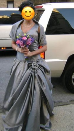 Gray Formal Dress