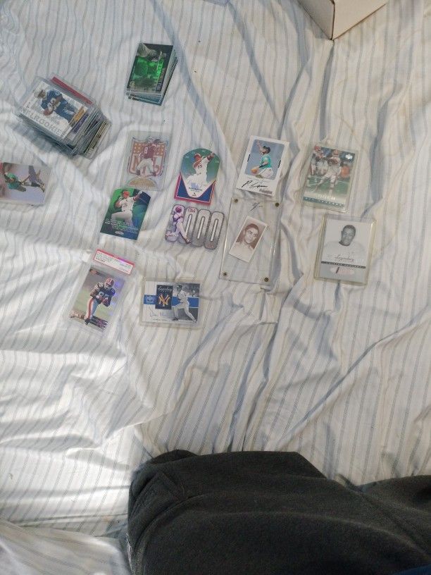 Football And Baseball Cards