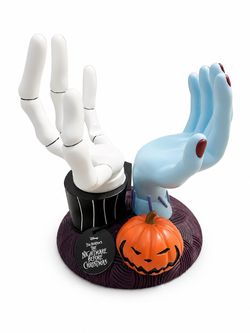 Disney Nightmare Before Christmas Jack and Sally 3 Wick Candle Holder
