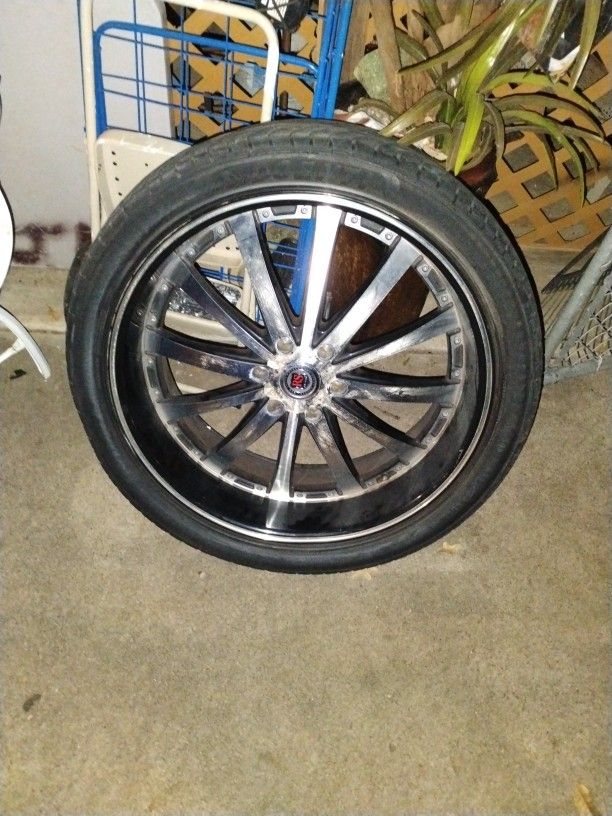Red Sport Wheels 24'