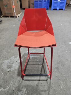 Chair- BluDot Real Good Barstool (Red)