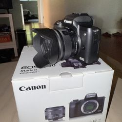 Canon M50 With Batteries + SD Card