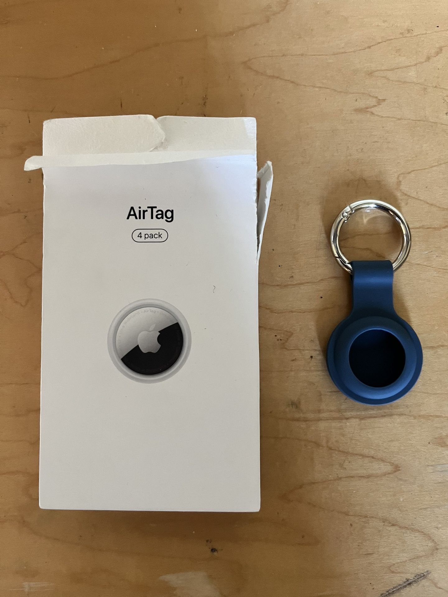 Brand New - Selling 1 Apple Air Tag With Navy Holder