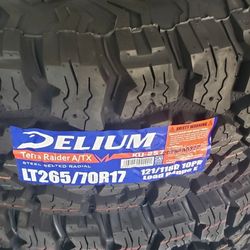 4 New Tires 265/70/17