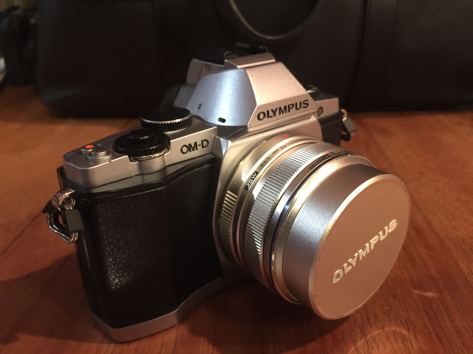 Olympus OM-D E-M5 Digital Camera W/17mm lens & accessories Great Shape