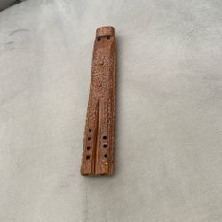 Vintage hand carved Dvojnice Balkan Double Flute / music instrument 