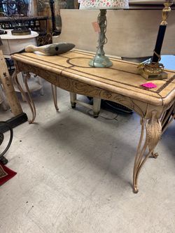 Ornate French Provincial Console Table