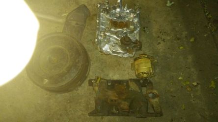 If u are building your ride I have parts for a Buick 350 and a Pontiac 400