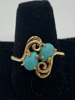 Ladies gold ring #14441