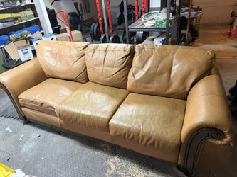 Leather Couch Free