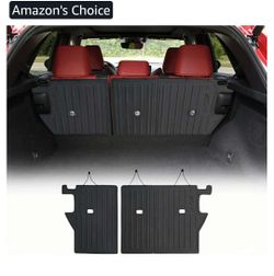 New Rear 2pc Seat Back Cover Backrest Protector for Lexus NX NX 250/NX 350/NX 350h/NX 450h+ Accessories 2022-2023 2024 2025 with Hook & Loop All Weath