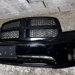 ✅ ORIGINAL BLACK 2013 2014 2015 2016 2017 DODGE RAM 1500 SPORT FRONT BUMPER COVER PLASTIC + RADIATOR GRILLE