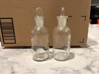 Apothecary Bottle with Glass Top