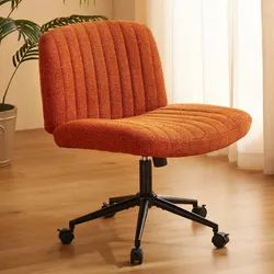 Orange Dowinx Armless Criss Cross Chair