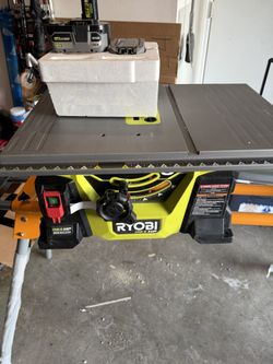 Ryobi Brushless Table Saw (Includes 2 batteries)