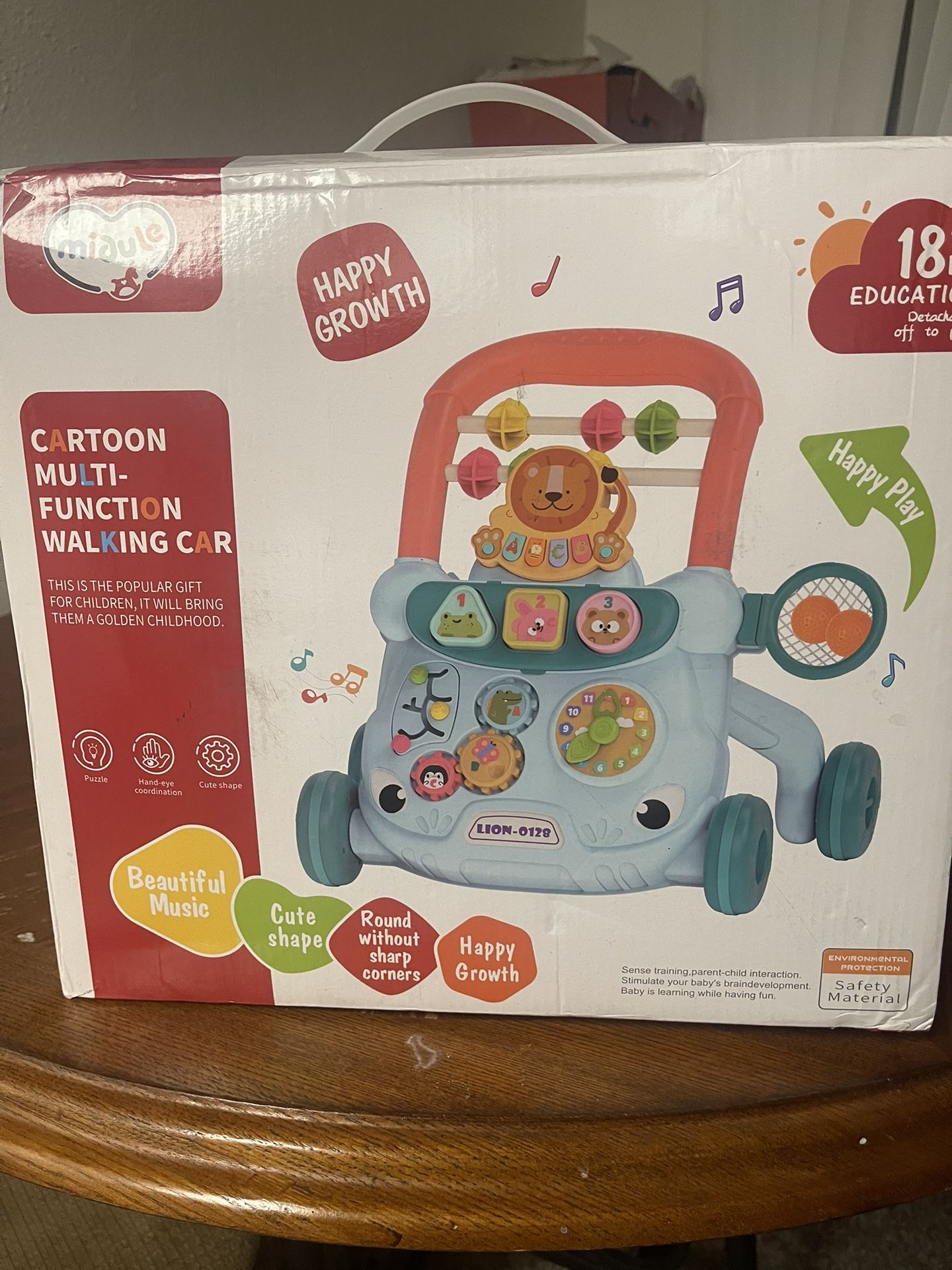 Cartoon Multifunction Walking Car For Baby