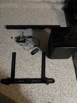 Samsung soundbar and subwoofer