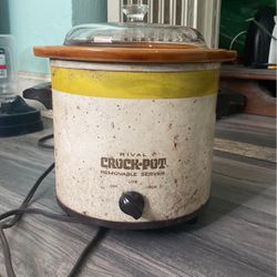 vintage rival crock pot