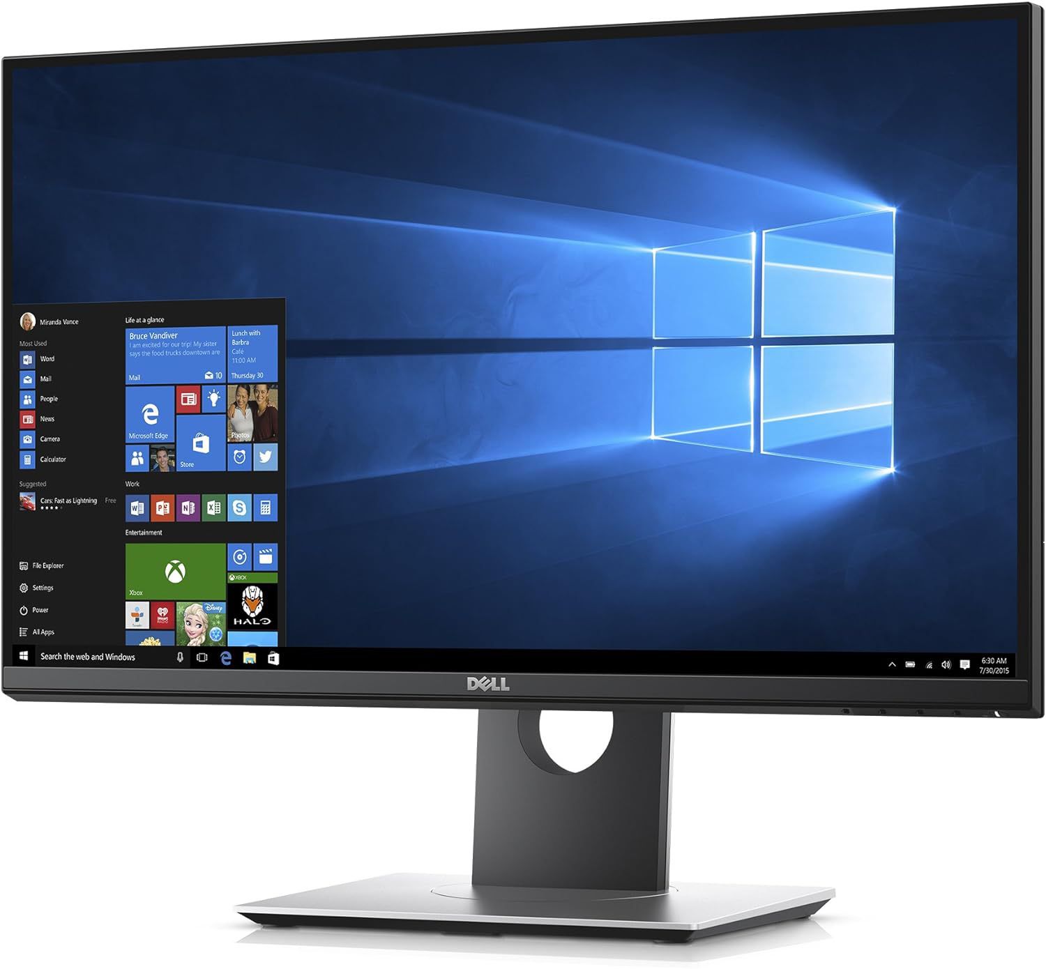 Dell 24" QHD 165hz G-Sync Gaming Monitor and dual monitor arm set for sale