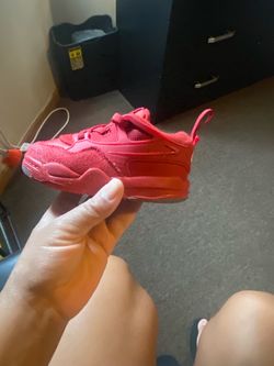 Red Toddler Sneakers Jordan 4 size 7c