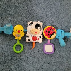 VTECH ON-THE-MOOVE ACTIVITY BAR FOR STROLLERS, PLAYPEN, CRIB