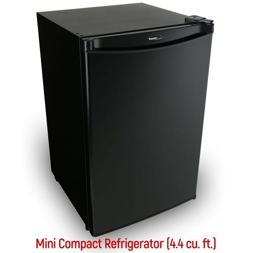 Mini Compact Refrigerator In Black