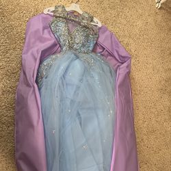 Baby Blue Quinceanera Dress Size 0