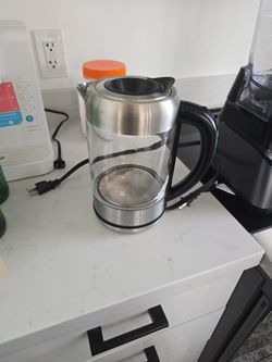Clear Glass Hot Water Kettle