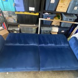 Blue Love Seat Bed