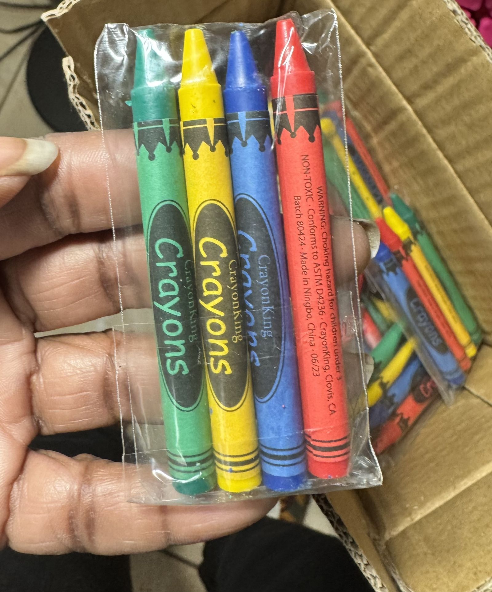Individually Wrapped Crayons