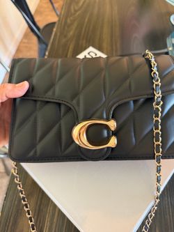 Black crossbody purse