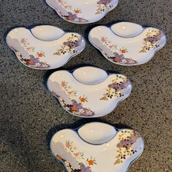 Arita ware Kenzan kiln Set Of 5